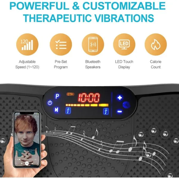 Vibration Plate Fitness Platform Exercise Machine Vibrating Lymphatic Drainage Shaking Full Body Shaker Workout Vibrate Anti Spier