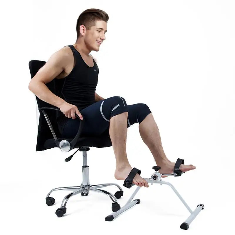 Metal Frame Pedal Exerciser Muscle Training Fully Assembled Exercise Pedals Arms Legs Trainer For Indoor Anti Spier