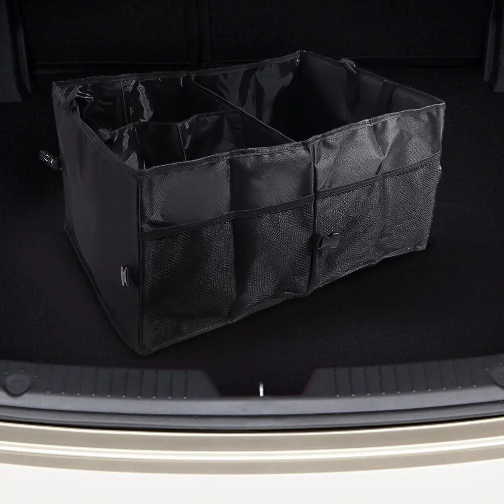 Trunk Cargo Organizer Folding Storage Collapse Bag Bin For Car Truck SUV 40L US Anti Spier