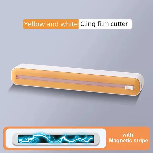 Food Film Dispenser with Magnetic Wrap Anti Spier