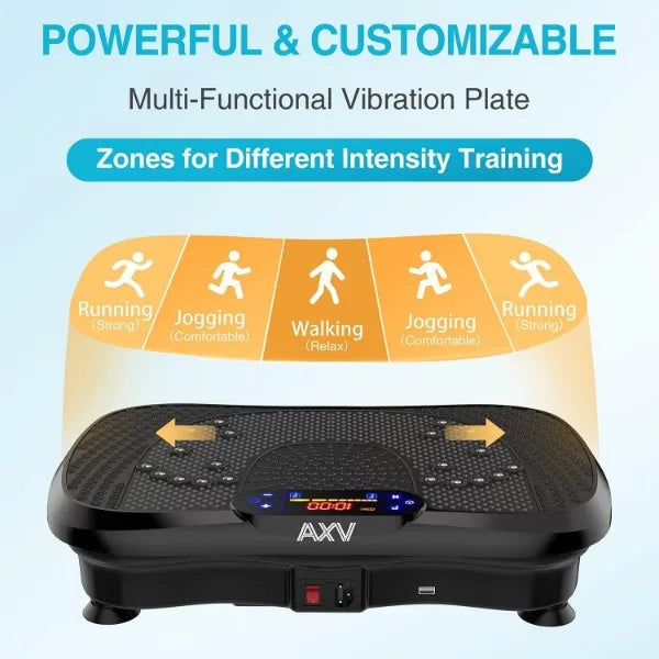 Vibration Plate Fitness Platform Exercise Machine Vibrating Lymphatic Drainage Shaking Full Body Shaker Workout Vibrate Anti Spier