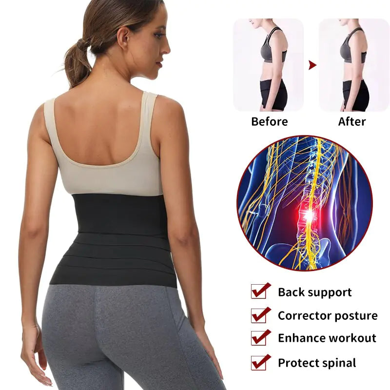 13CM Bandage Wrap Snatch Me Up Waist Anti Spier