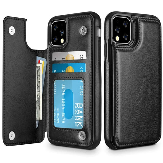 Wallet Phone Cases for IPhone 11 Pro Max 6S 6 7 8 Plus XS Max XR Case Cover Retro Flip Leather Phone Case for Iphone 7 Case Capa Anti Spier