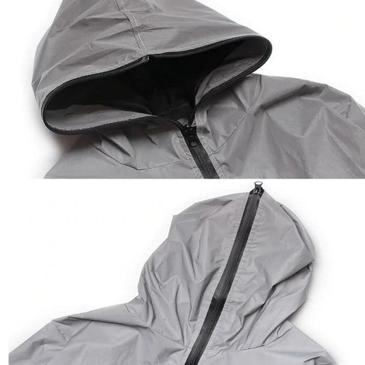 FashionFad Reflective Windbreaker Anti Spier
