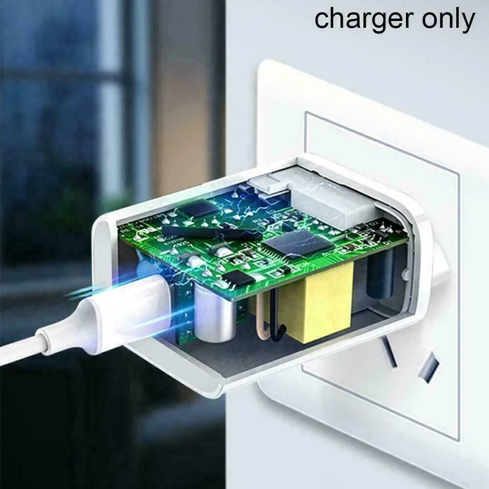 25w Super Fast Charger Type USB-C 10FT Cable For Samsung Galaxy S23 S22 S21 S20 Anti Spier