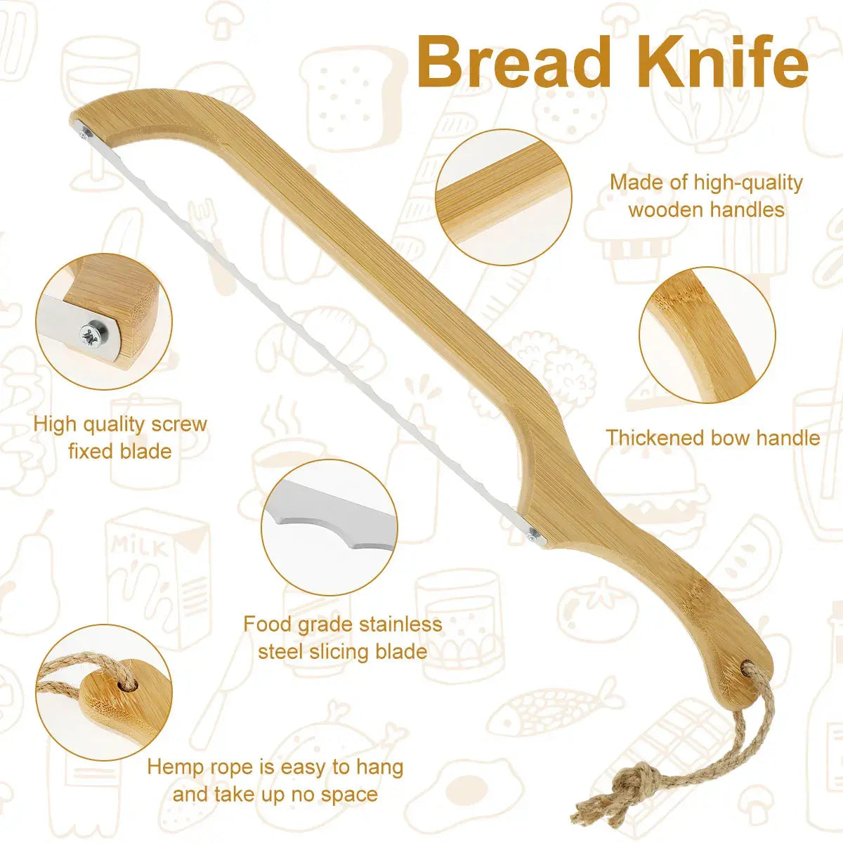 Bread Cutter Anti Spier