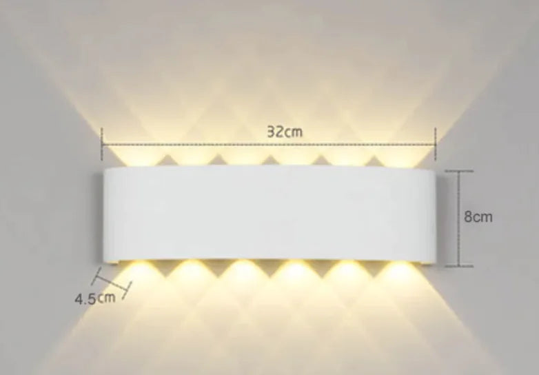 Waterproof LED Wall Lamp for Indoor & Outdoor Anti Spier