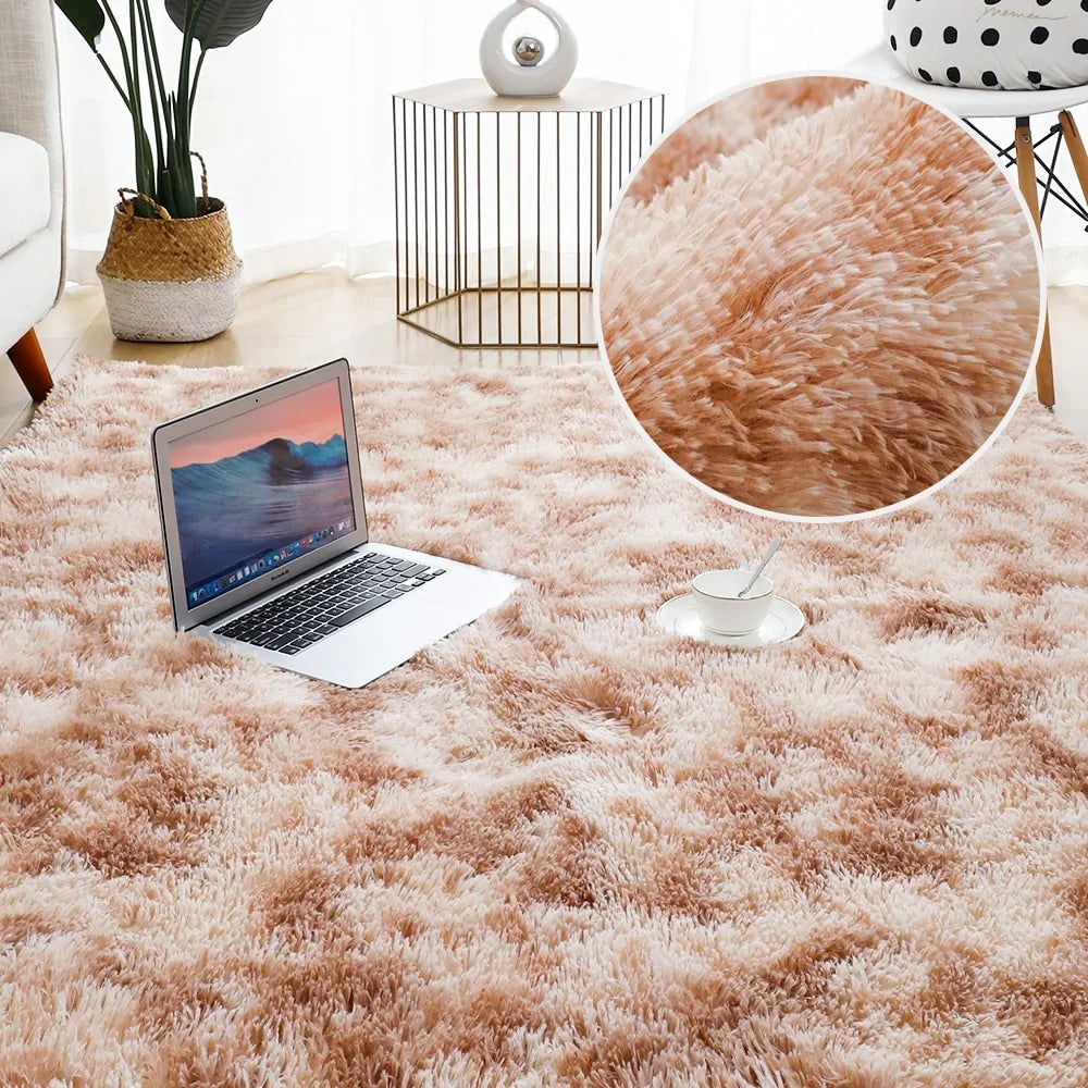 Fluffy Floor Carpets Anti Spier
