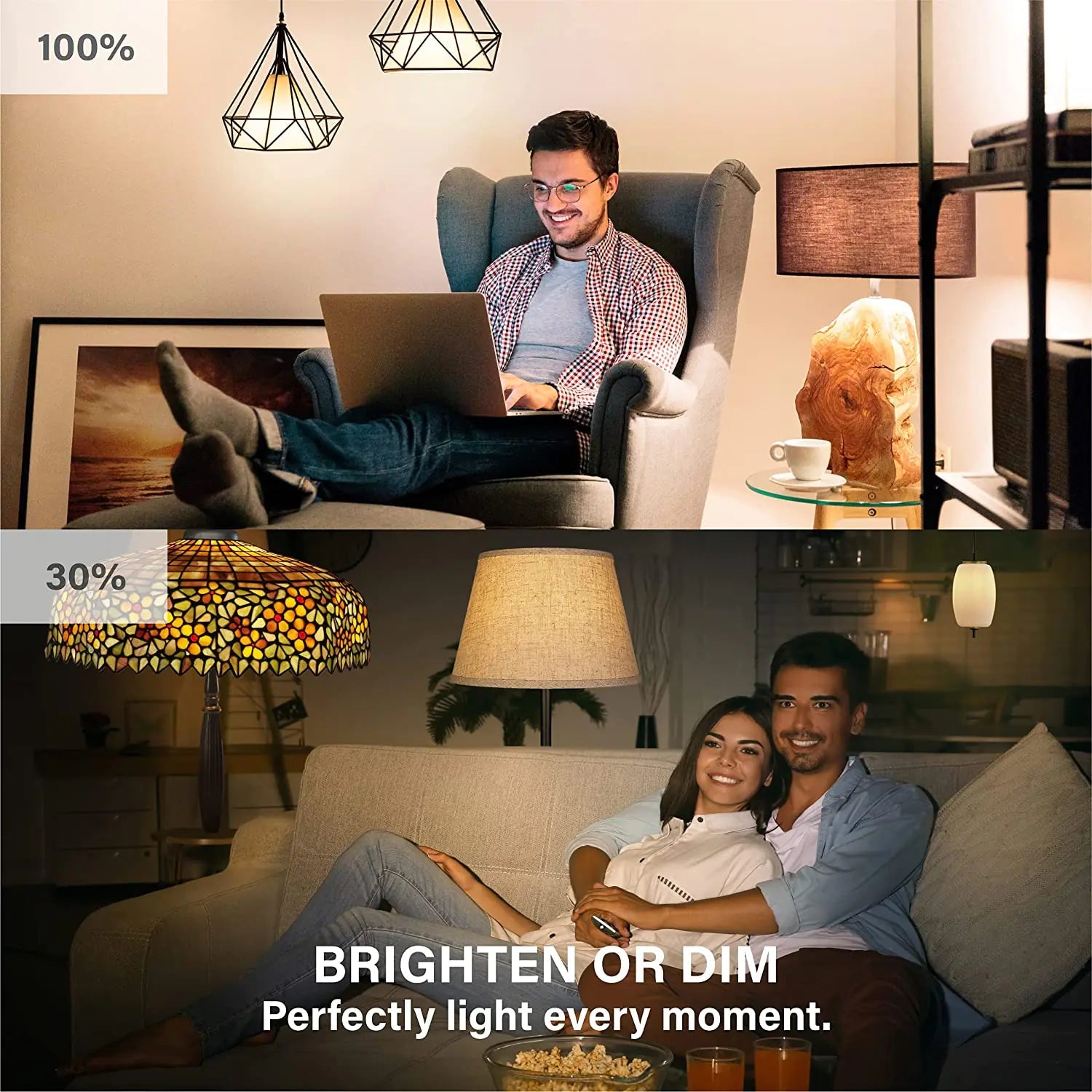 LED Smart Light Bulb, Alexa Compatible Anti Spier