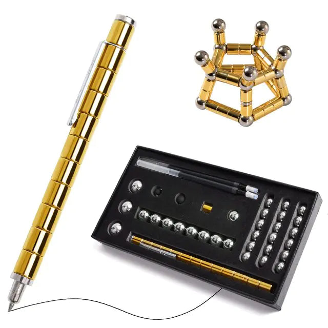 Multifunctional Deformable Magnet Fidget Pen Anti Spier