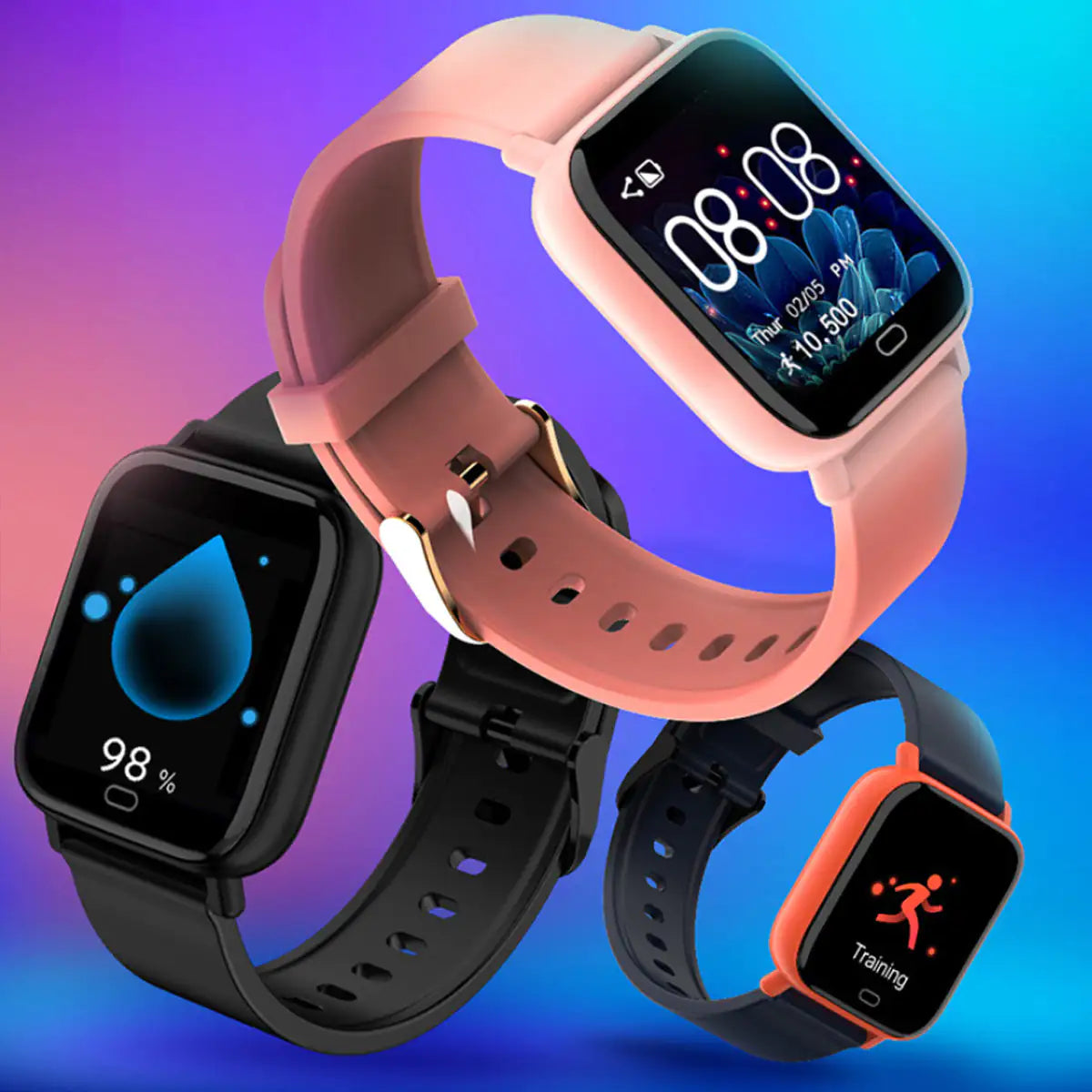 Smart Fit Multi Function Smart Watch Tracker and Monitor Anti Spier