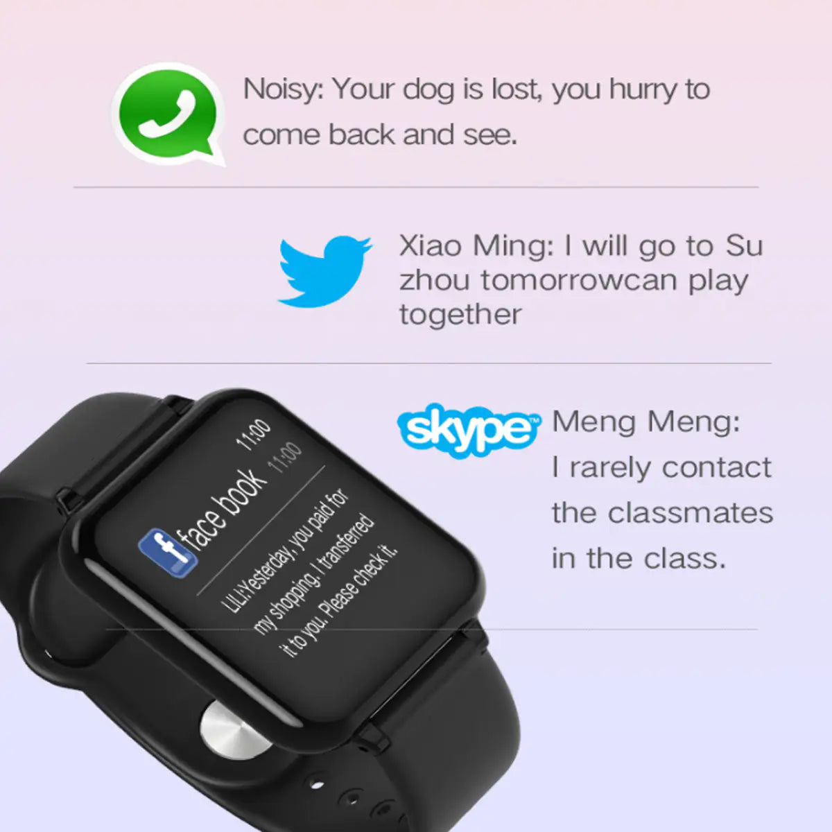 Smart Fit Total Wellness And Sports Activity Watch Anti Spier