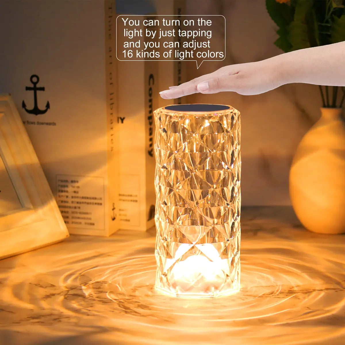 Crystal Atmosphere Table Lamp Anti Spier
