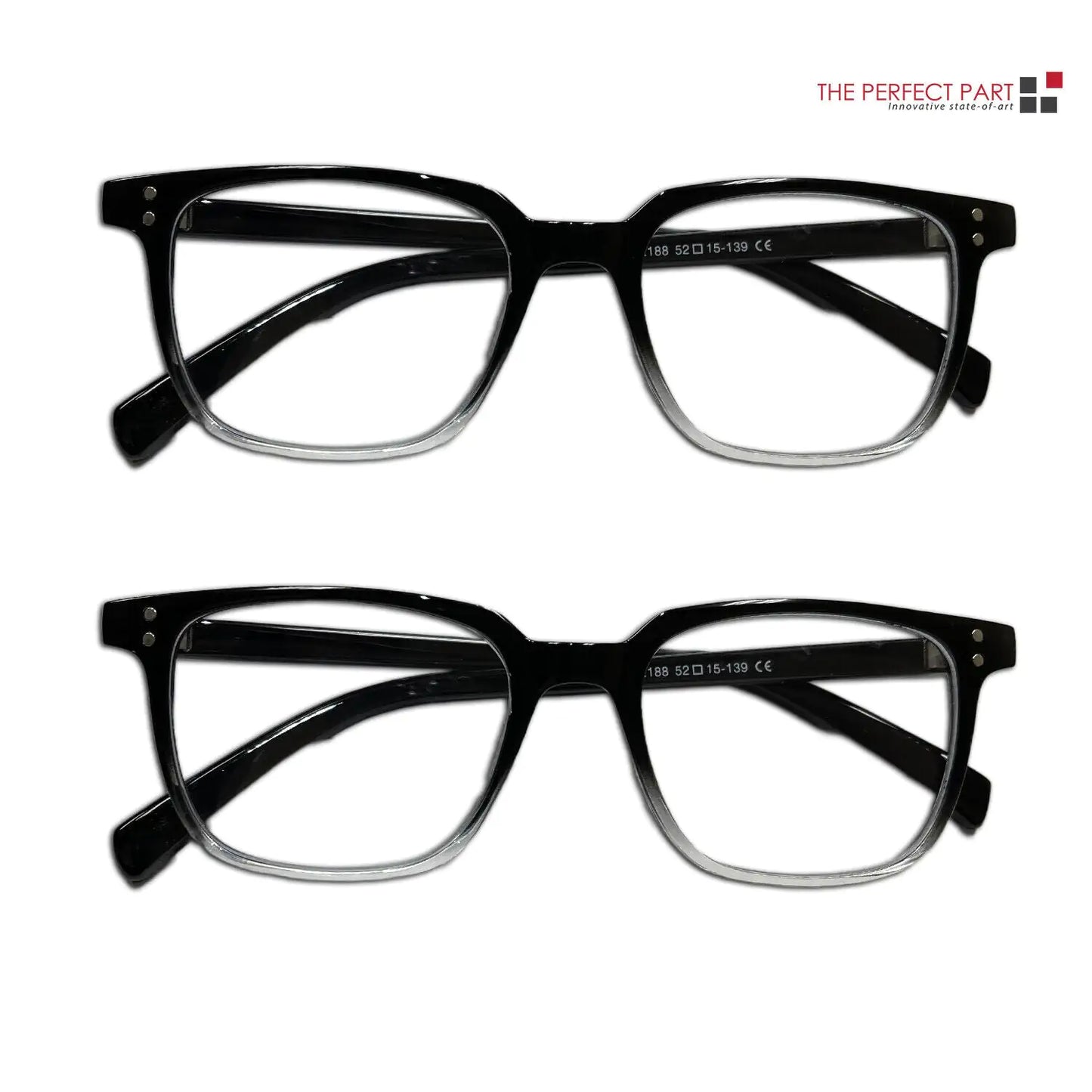 Designed for digital comfort get two pairs of lightweight blue light blocking readers.