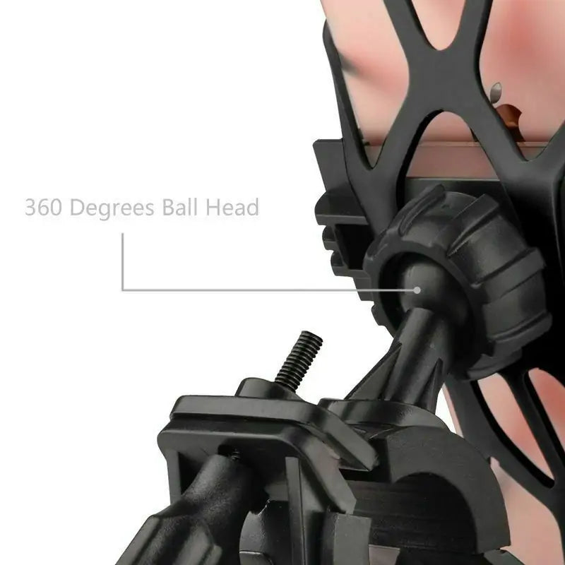 Universal Mounting Power! Fits most handlebars and phone sizes with adjustable clamps.