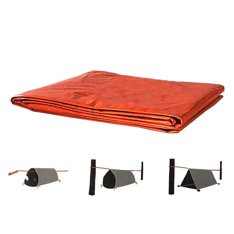 Survival Tube Emergency Tent With Whistle Anti Spier