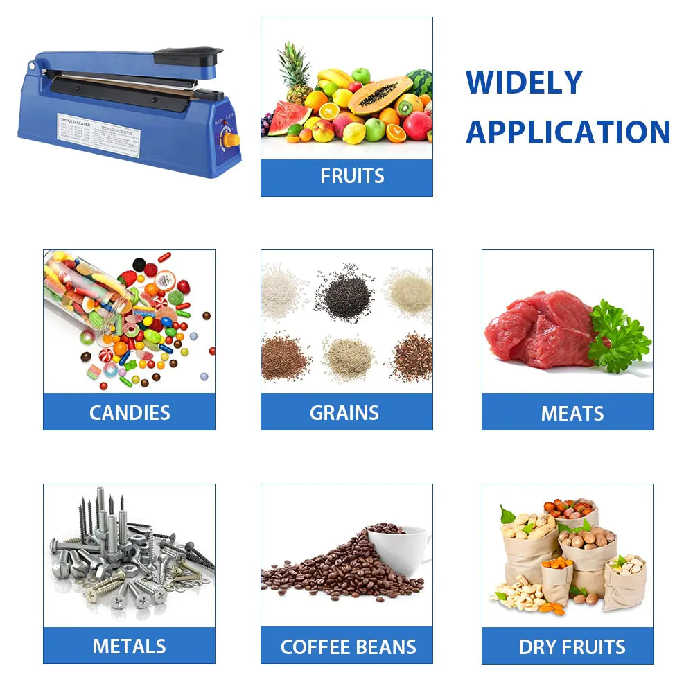 Hand Press Vacuum Food Plastic Bag Sealer Anti Spier