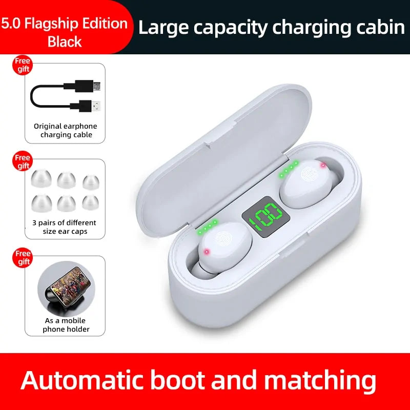 Bluetooth 5.0 Wireless Earbuds Anti Spier