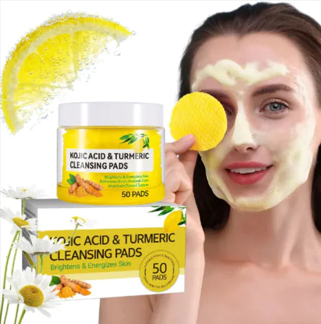 Turmeric Kojic Acid Cotton Cloth for Gentle Skin Care Anti Spier