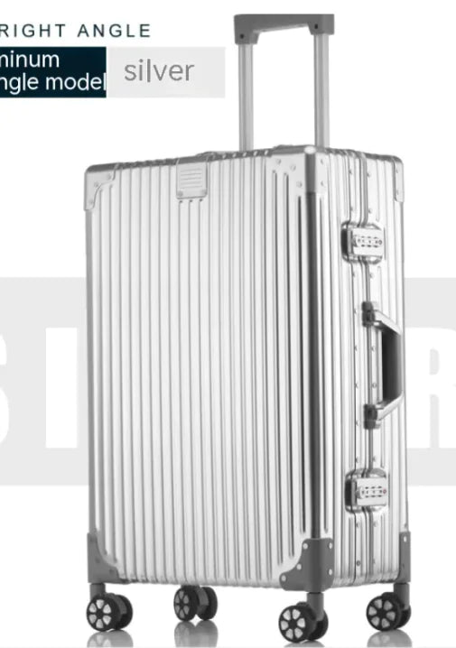 Aluminum Magnesium Alloy Trolley Case Anti Spier