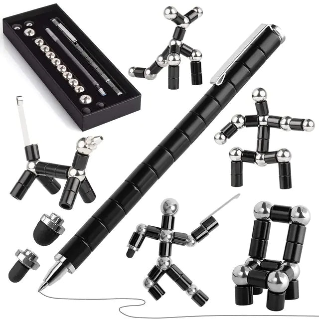 Multifunctional Deformable Magnet Fidget Pen Anti Spier