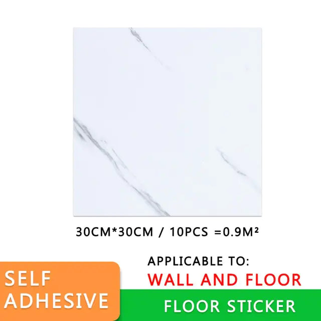 Thick Self-Adhesive Marble Floor Stickers Anti Spier