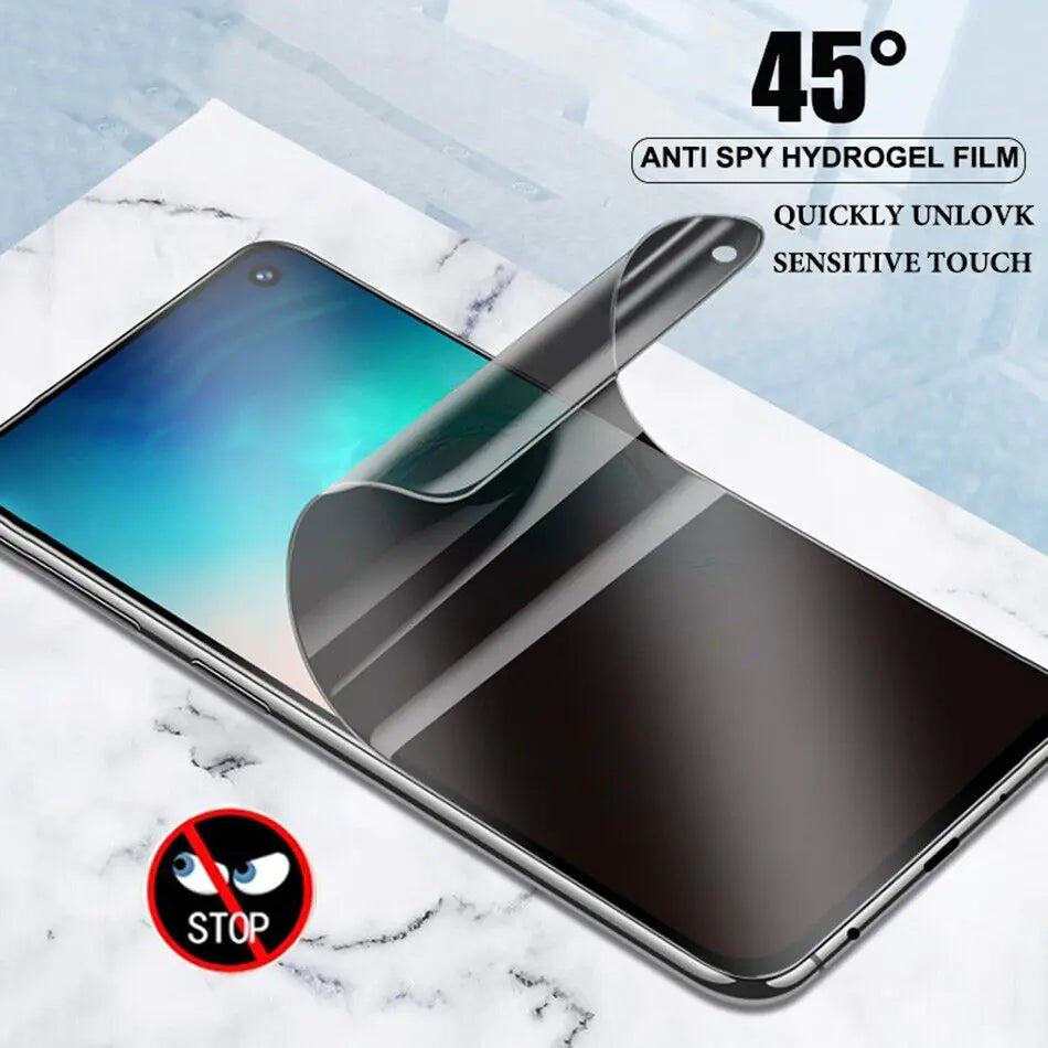 2-Pack Anti-Spy Privacy Hydrogel Screen Protector For Samsung S23 Ultra Plus S22 - Anti Spier 