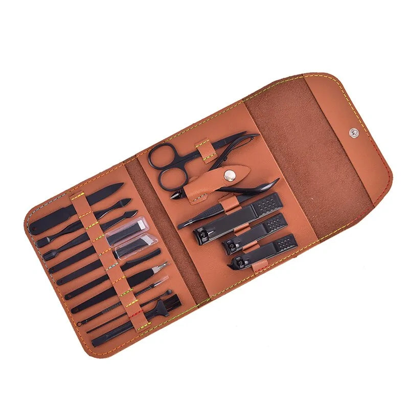 Nail Cutter Professional Stainless Kit Anti Spier