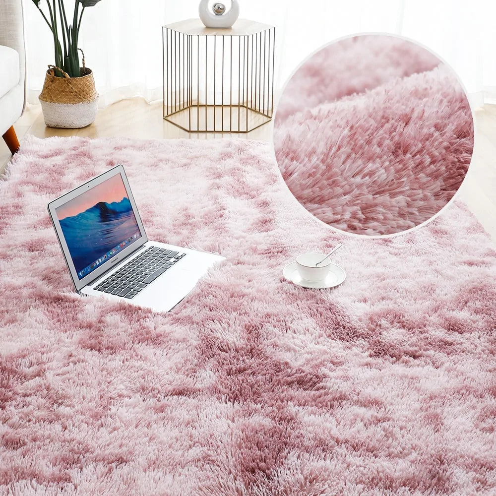 Fluffy Floor Carpets Anti Spier