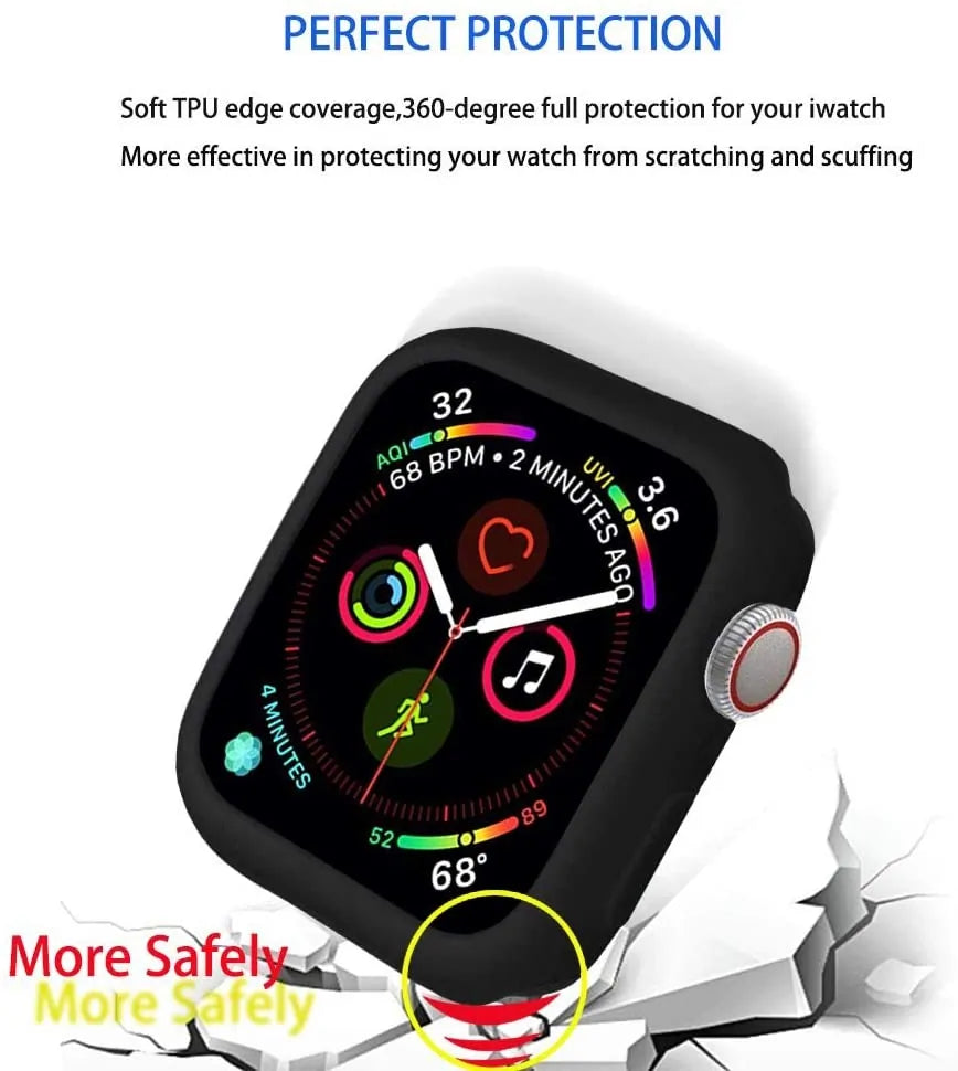 Soft Silicone Case Watch Anti Spier
