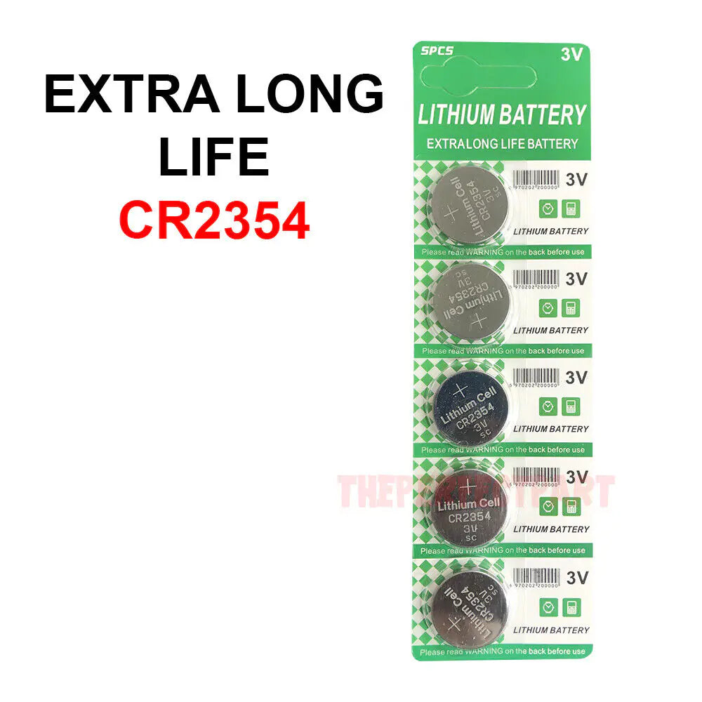 5 PCS CR2354 Lithium Battery 3V Button Cell Computer Portable Devices EXTRA LIFE Anti Spier