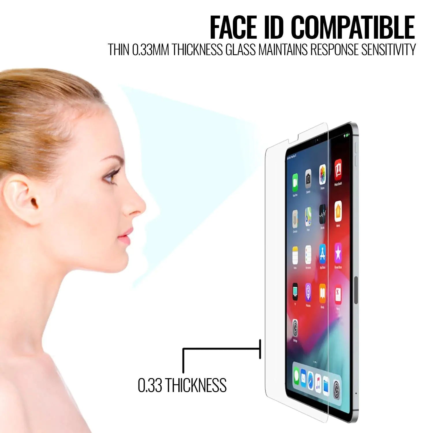 Screen Protector For iPad Pro 11 Tempered Anti Spier
