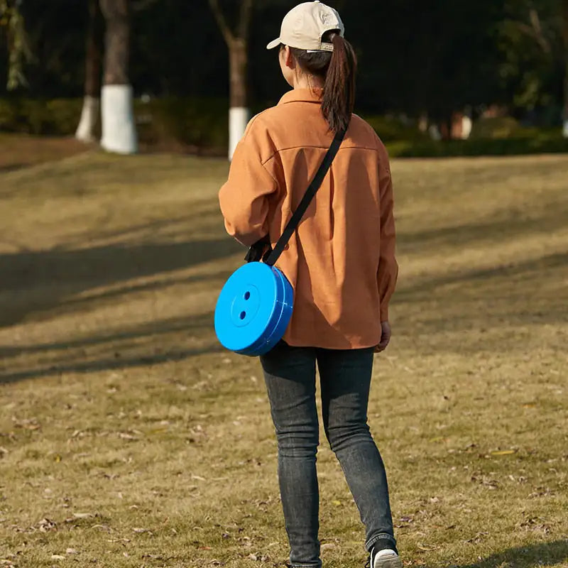 Portable Folding Telescopic Stool with Carry Bag