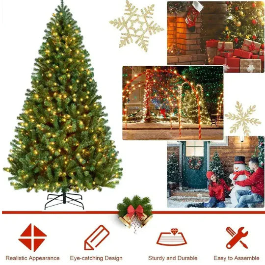 Christmas Tree with Warm Lights Anti Spier