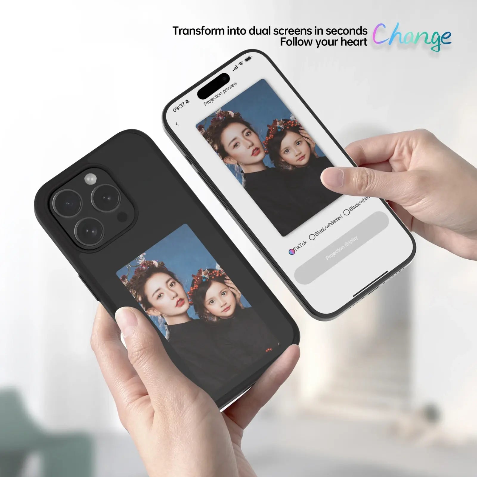 Wireless Screen Projection Phone Case Anti Spier