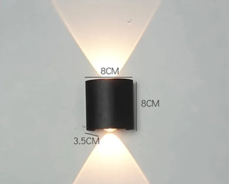 Waterproof LED Wall Lamp for Indoor & Outdoor Anti Spier