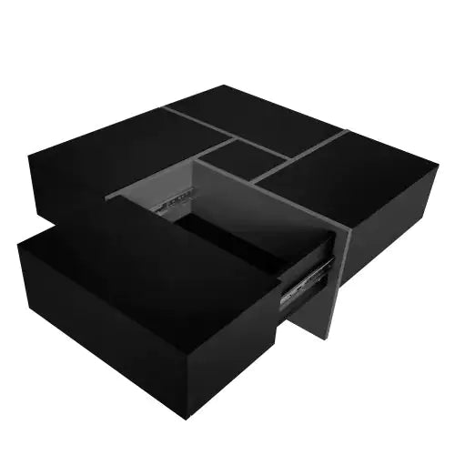 Unique Design Coffee Table With 4 Hidden Storage Compartments Anti Spier