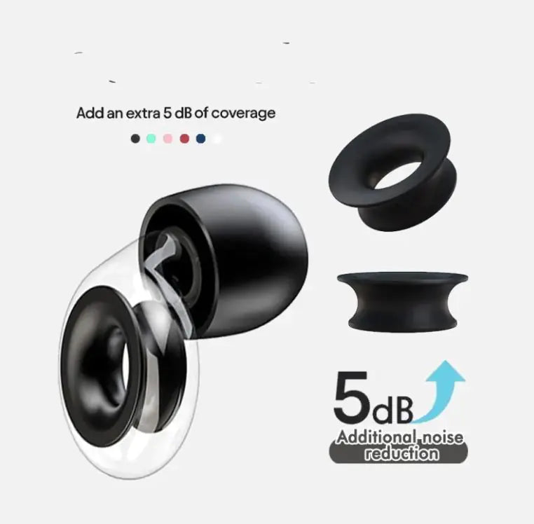 Silicone Ring Earplugs Adjustable Accessories Anti Spier