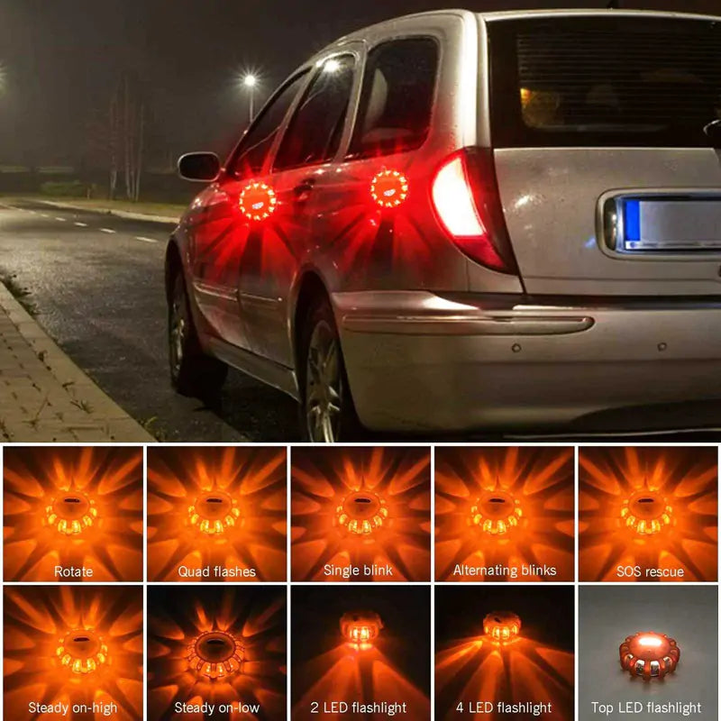 LED Safety Warning Light Anti Spier