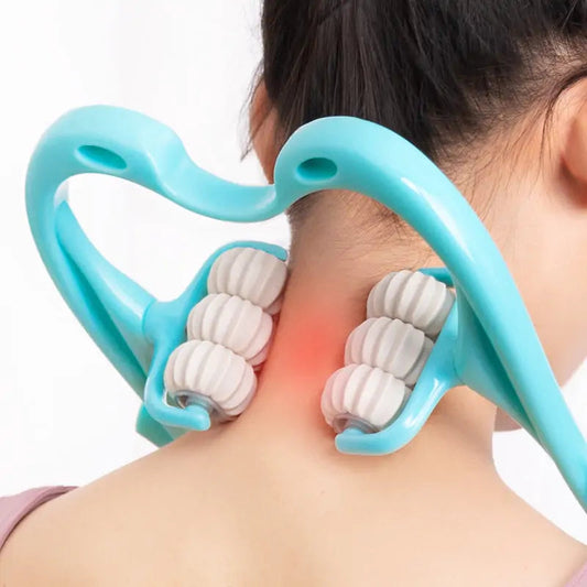 6-Wheel Neck Massager Anti Spier