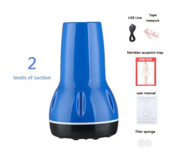 Electric Cupping Massage Magnet Tool Anti Spier