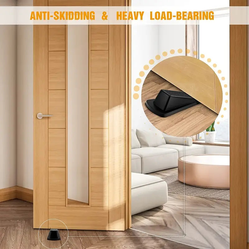 Heavy Duty Rubber Door Stopper for Home & Office Anti Spier