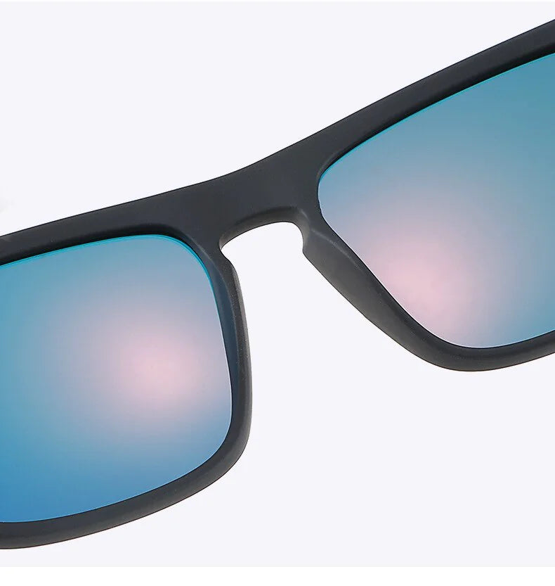Square Polarized Sunglasses For Men Women Outdoor Sports Driving Glasses Golfing - Anti Spier 