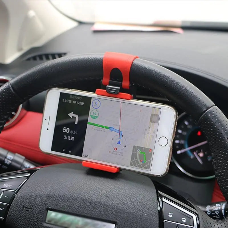 Steering Wheel Universal Smartphone Holder Anti Spier