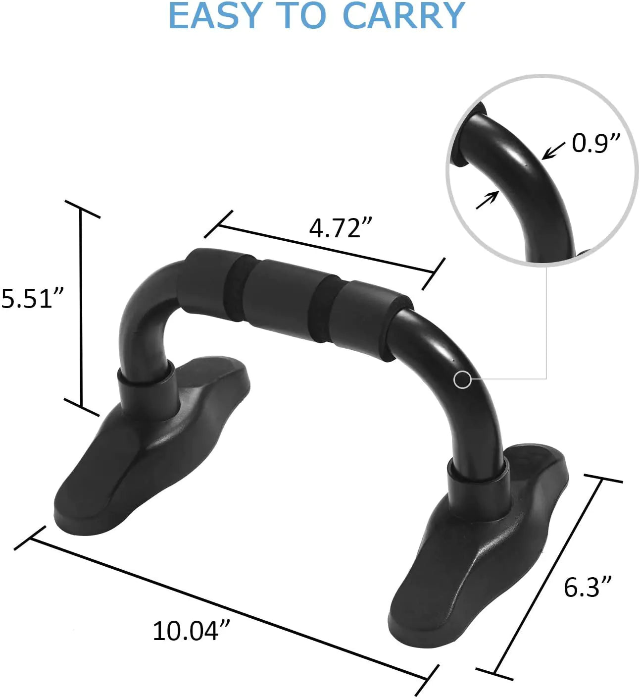 Pushup Bars Handles Set Anti Spier
