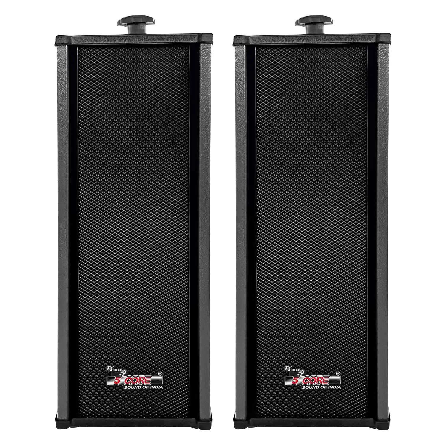 5Core Outdoor Speakers Stereo In Wall 100W Peak Passive Home Audio System Anti Spier
