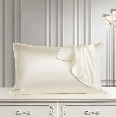 Premium Pure Silk Pillowcase – 100% Natural Real Silk Anti Spier