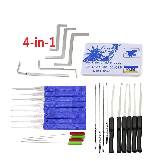 Lock Pick Set Row Tension Wrench Anti Spier