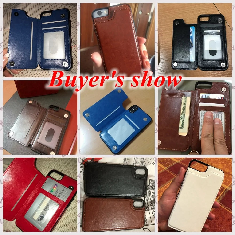 Retro Leather Case Anti Spier