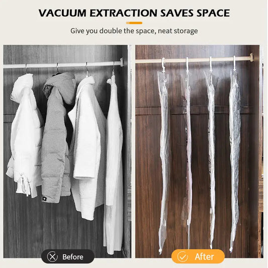Closet Hanging Organizer Vacuum Bag Anti Spier